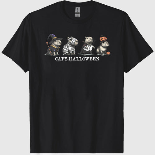 Capybara Shirt Capybara Halloween Shirt Halloween Capybara Baby Tee Halloween Costume Spooky Season Shirt Funny halloween graphic t