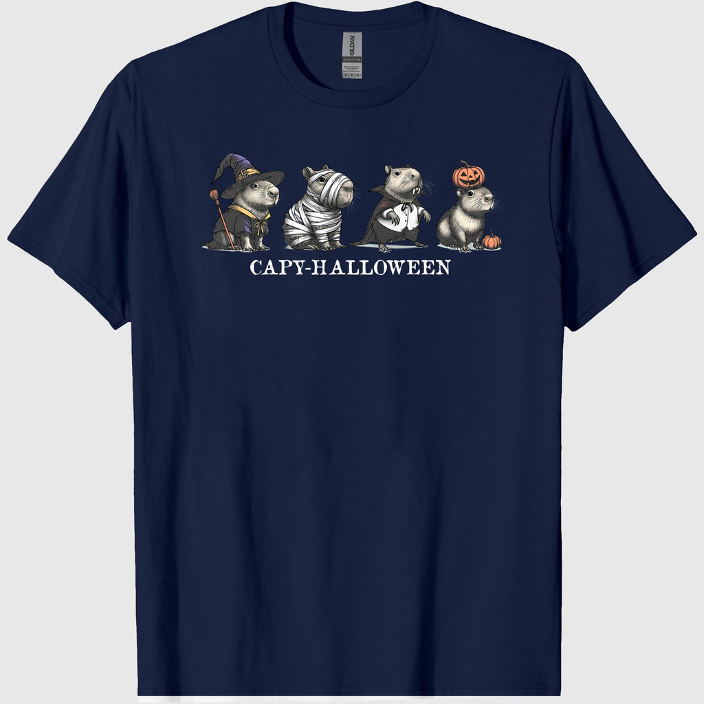 Capybara Shirt Capybara Halloween Shirt Halloween Capybara Baby Tee Halloween Costume Spooky Season Shirt Funny halloween graphic t