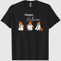 Happy Halloween Ghost Comffort T- Shirt, Ghost Coffee Shirt, Fall Coffee Pumpkin Shirt, Cute Ghost Shirt, Spooky Season Tee